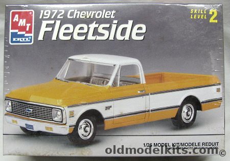 AMT 1/25 1972 Chevrolet Fleetside Cheyenne Pickup Truck, 6691 plastic model kit